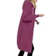 thumbnail image 1 of Puntoco Chaqueta De Color Sólido para Mujer Engrosamiento Y Lana Y Suéter Largo con Capucha Y Bolsillo De Manga Larga con Cremallera Informal De Invierno Puntoco Puntoco-1, 1 of 4