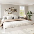 thumbnail image 4 of Full Size Wood Platform Bed Modern Minimalist Frame with Wood Slats, Floor-Standing No Box Spring Needed, Noise-Free Easy Assembly, 4 of 8