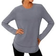 thumbnail image 6 of TrdSipl Women Workout Tops Long Sleeve Quick Dry Upf 50+ Sun Protection Shirts Light-Weight Loose Athletic Tshirts for Workout and Lounge, 6 of 6
