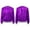 Purple, variant on Girls Sparkling Zip Up Bomber Jacket Allover Sequins Hip Hop Jazz Dance Stage Performance Tops Black 6