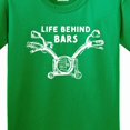 thumbnail image 4 of Inktastic Life Behind Bars Motorcycle Youth T-Shirt, 4 of 5