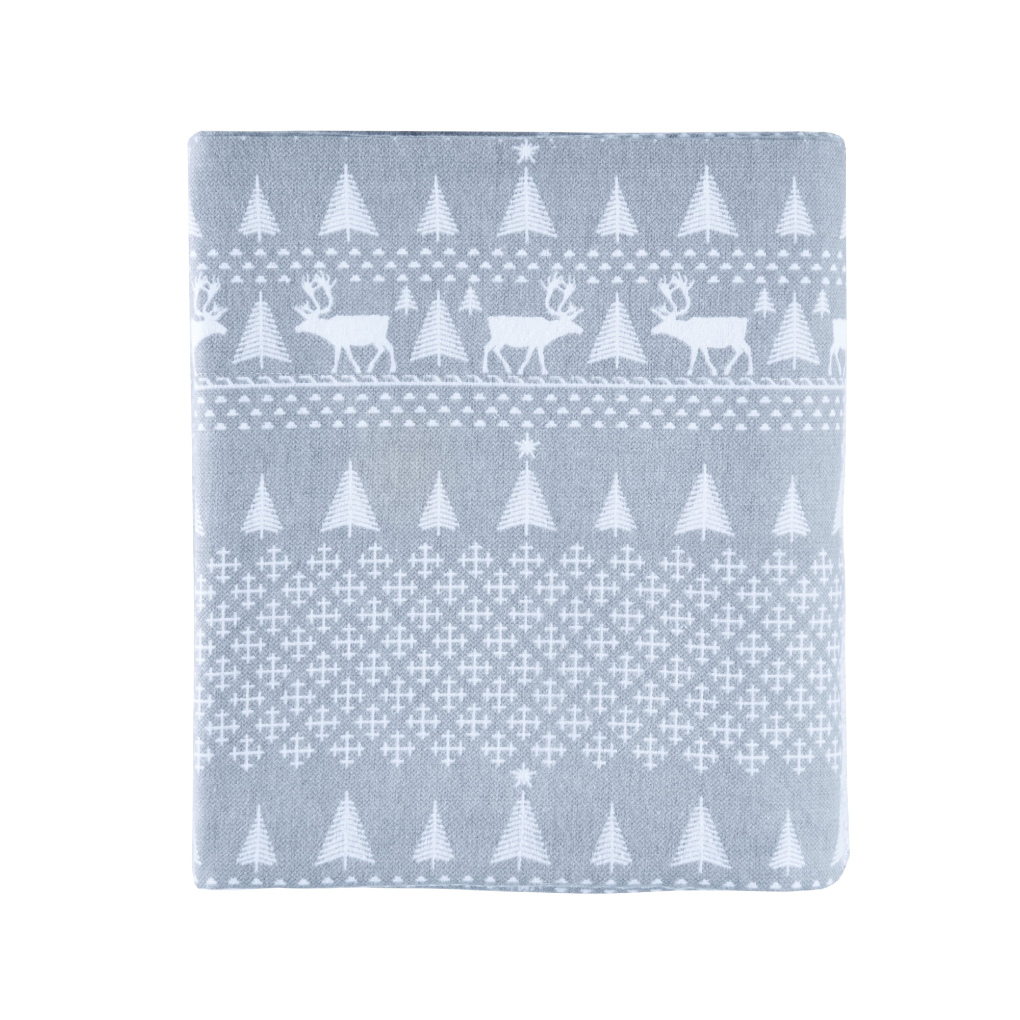 Woolrich Lodge, Cabin 160 GSM Blue Novelty Cotton Sheet Sets, California King, 4 Pieces
