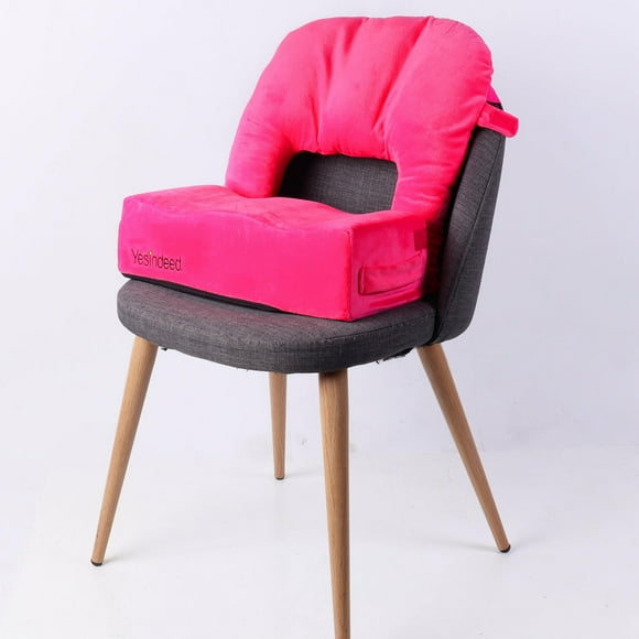 Coussin Rehausseur Brésilien + Coussin de Soutien Dorsal – Approuvé par le Dr – Rose