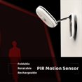 thumbnail image 4 of Tuya ZigBee PIR Sensor Wireless Rechargeable Home Infrared Detector for Mobile APP Home Security Alarm System,1 * Human body sensor detector,White, 4 of 6
