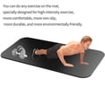 thumbnail image 5 of Large Exercise Mat – Non-Slip Gym Flooring for Treadmill, Bike, Weightlifting, Jump Rope with Storage Bag, 5 of 7