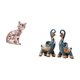 thumbnail image 5 of Elegante Colección De Esculturas De Animales Con Figuras De Gatos Y Elefantes, Adornos Artísticos De Resina Para Chimenea, Escritorio, Estantería, Decoración Del Hogar Y La Oficina., 5 of 8