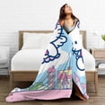 thumbnail image 4 of Hello Kitty Blanket, Super Soft Throw Blanket, Cozy Flannel Blankets For Boys Girls, Warm Blankets For Couch Sofa Bed, 60"X50", 4 of 9