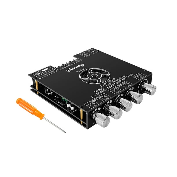 Matsuzay Audio Amplifier Signal Receiver Stereo Board Compact Handy Installation 220W Convenience Size Adjustment Powerful Type2