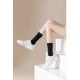 thumbnail image 2 of Lanola Cushion Crew Socks for Women Cotton Running Hiking Athletic Long Socks for Women 5 Pairs, 2 of 7