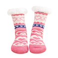 thumbnail image 3 of Chaussettes Pantoufles Chaussettes de Maison Chaussettes d'Hiver Chaudes Doublées de Peluche Chaussettes Super Douces Chaussettes de Sport Unisexes Chaussettes Roses, 3 of 7