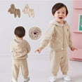 thumbnail image 6 of Esaierr Toddler Kids Sweatsuit Set for Boys Girls Clothing Sets Hoodie Top and Sweatpants 2 Piece Outfits Baby Activewear Tracksuit 1-5Year, 6 of 8