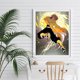 thumbnail image 4 of (Demon Slayer - DM119) Lleno diamantes Anime japonés Demon Slayer: Yaiba Zenitsu Zenitsu Serie dibujos animados Diamante Resina 30 * 40 CM, 4 of 9