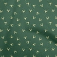thumbnail image 1 of oneOone Cotton Cambric Green Fabric Christmas Quilting Supplies Print Sewing Fabric By The Yard 56 Inch Wide, 1 of 6