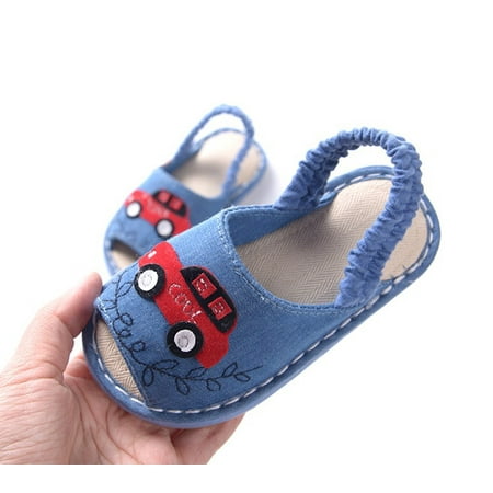 

Baby Slippers Spring and Autumn Indoor Non-Slip Soft Bottom Home Shoes 1-3-5 Years Old Children Slippers Summer Cotton and Linen Children Slippers