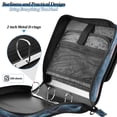thumbnail image 4 of FORMRS Zipper Binder with Shoulder Strap 2-inch Ring 500 Sheet Capacity File Bag, Ocean Waves, 4 of 5