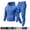 Blue, variant on Mens Full Zip Hoodie 2 Piece Sweatsuit Set Elastic Waist Jogger Pants Soft Athletic Tracksuit For Workout Gym Jogging Vacation Daily Street Wear Blue M