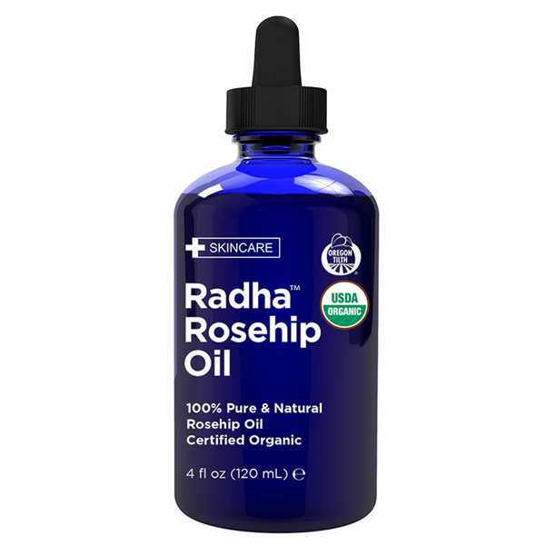 Radha Beauty Usda Certified Organic Radha Beauty Rosehip Oil Huge 4oz Bottle Walmart Com Walmart Com