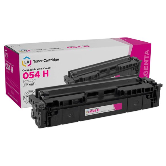 LD Compatible Toner Cartridge Replacement for Canon 054H 3026C001 High Capacity (Magenta)