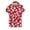 Red, variant on SGFCWSX Men's Hawaiian Shirt Short Sleeve Button Down, Graphic Print Lightweight Breathable Summer Beach Vacation Casual Wear Green Size 5XL