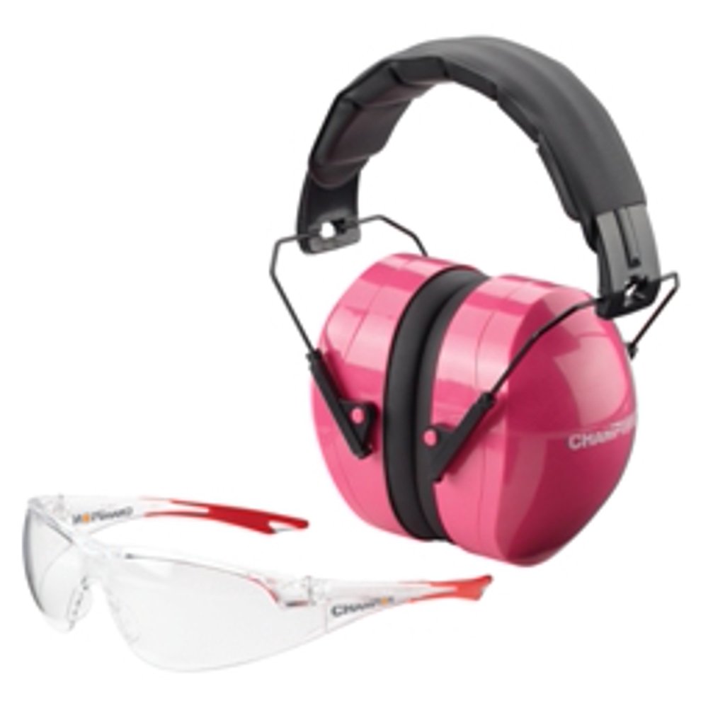 Champion Targets 40624 Eyes And Ears Earmuffs/Shooting Glasses Clear