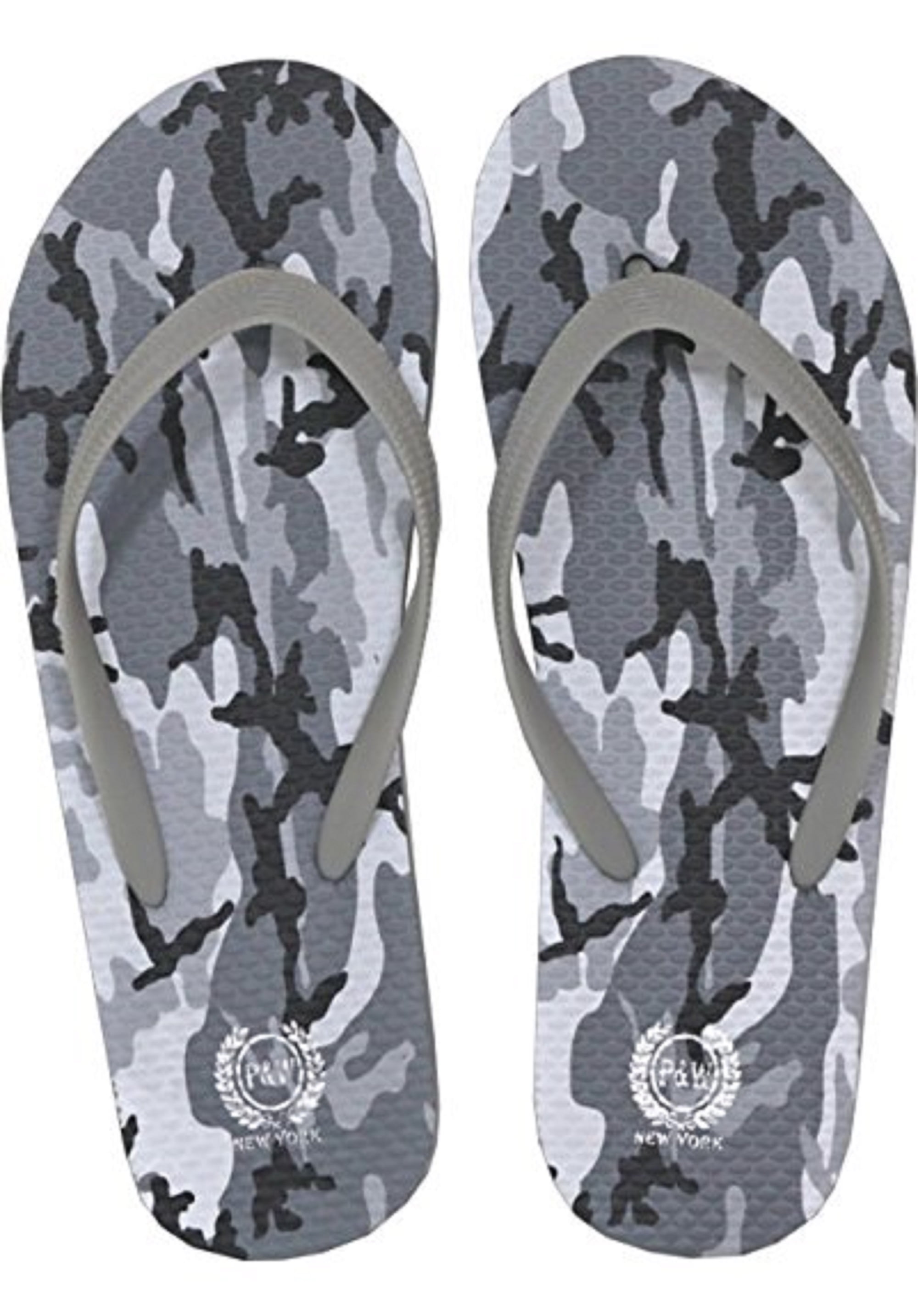 Digital Camo Camouflage Graphic Printed Beach Slippers Sandals Flip Flops