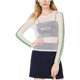 thumbnail image 1 of Project 28 Blusa de malla para mujer, blanca, mediana, 1 of 2