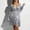 Silver, variant on WILLBEST Ladies Fall Dresses Sequin Dress for Women Long Sleeve V Neck Sparkly Glitter Mini Dress Wedding Party Dress