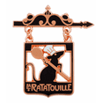 thumbnail image 2 of Disney Parks Remy Ratatouille Sign Pin Adventure New, 2 of 2