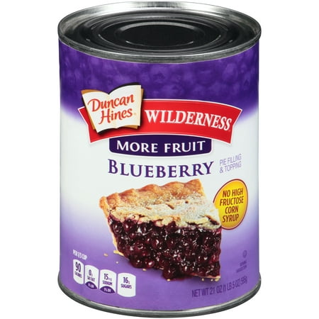 (3 Pack) Duncan HinesÂ® WildernessÂ® More Fruit Blueberry Pie Filling & Topping 21 oz.