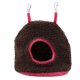 thumbnail image 2 of Cama Colgante De Hamaca De Felpa Cálida Para Pájaros Domésticos: Suave, Cómoda, Color Brillante, Diseño Elegante, Nido De Loros Con Puerta Delantera Pequeña, Ganchos De Metal, 2 of 7