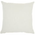 thumbnail image 1 of homeroots Décor 386681 Blanc Solide Tissé Coussin, 1 of 3