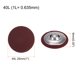 thumbnail image 2 of 10uds 40L Tela Paño Cubierto Botón 25mm Redondo Metal Vástago Costura Botones para Trajes Vestido Blusas, Caramelo, 2 of 5