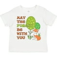 thumbnail image 3 of Inktastic May the Forest Be with You Cute Fox Boys or Girls Toddler T-Shirt, 3 of 5