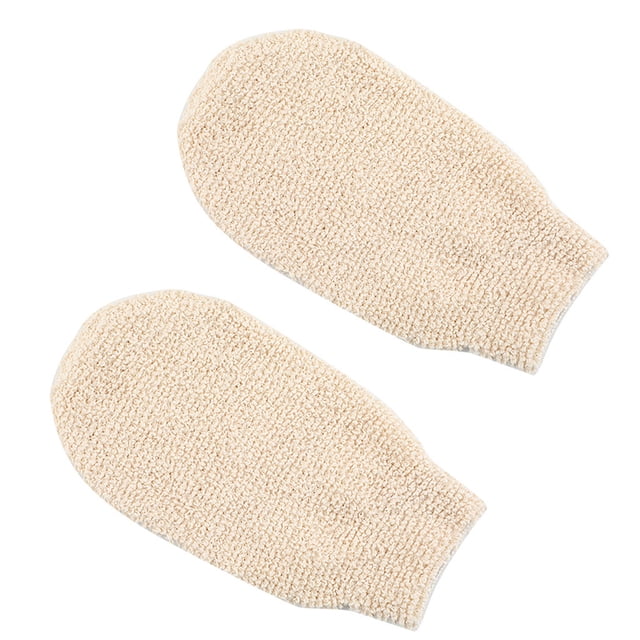 Guante Exfoliante de Baño de Fibra de Bambú - 21x11cm Exfoliante - Exfoliación Suave, para Ducha/Baño, Rejuvenecimiento de la Piel