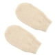 thumbnail image 2 of Fiudx Guante de Baño de Fibra Natural, Exfoliante para Una Piel Suave, Exfoliante Suave, Mejora La Circulación, Esencial para La Ducha y El Baño, Juego de 2 Piezas, Tamaño 12 X 11 Cm, 2 of 6