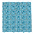 thumbnail image 2 of Ambesonne Abstract Shower Curtain, Modern Geometric Mosaic, 69"Wx75"L, Sky Blue Multicolor, 2 of 4