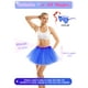 thumbnail image 2 of Falda tipo tutú NSODREEM para adultos, mujeres y niñas, tul elástico, azul, x2, 2 of 6