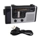 thumbnail image 1 of Radio solar portátil con manivela, receptor de radio multibanda AM FM SW con linterna LED, 1 of 5