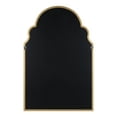 thumbnail image 3 of Kate and Laurel Hogan Modern Arched Wall Mirror, 24 x 36, Gold, Glam Moroccan Mirror for Wall, 3 of 8