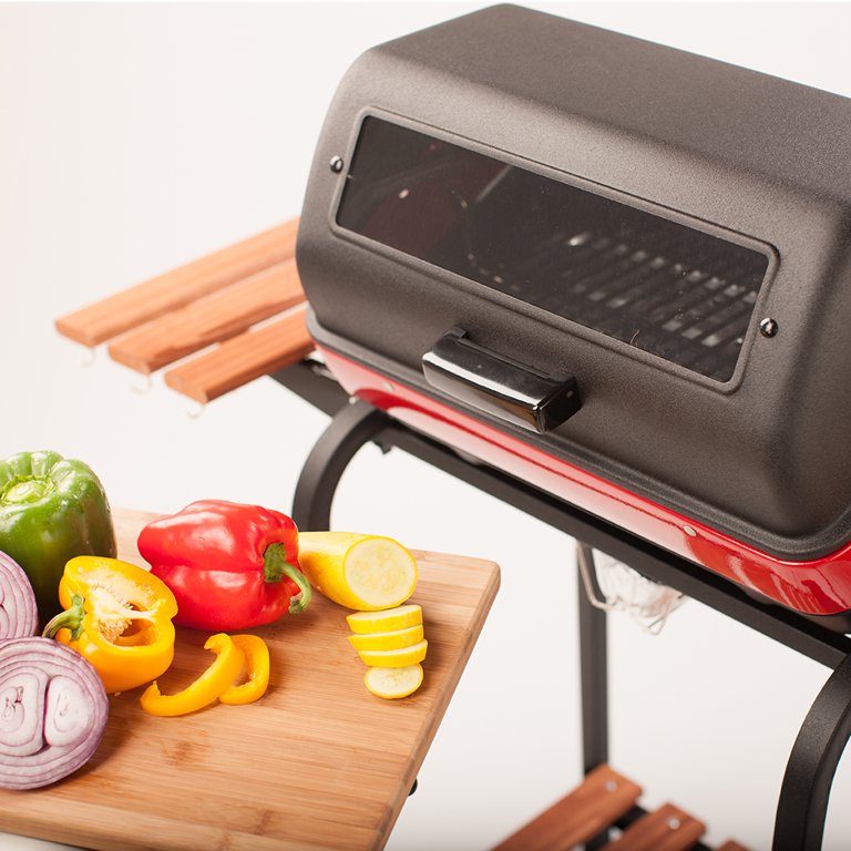 Americana Electric Cart Grill with Side Tables