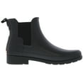 thumbnail image 2 of Hunter Women's Original Refined Chelsea Black High-Top Rubber Rain Boot - 7M, 2 of 3