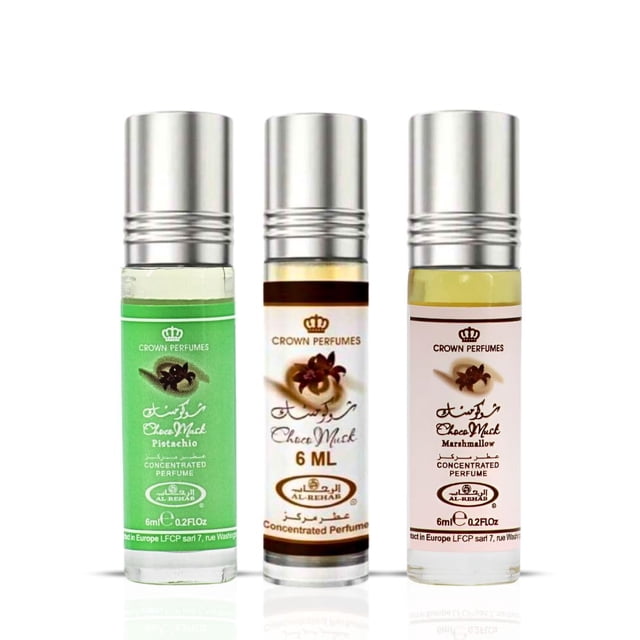 Aceite de perfume Al-Rehab Choco Musk Original Marshmallow Pistacho