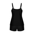 thumbnail image 3 of Trajes de baño para mujer Traje de baño para mujer Camiseta sin mangas lisa Traje de baño de dos piezas con pantalones cortos Trajes de baño para mujer Trajes de baño para mujer Trajes de baño de moda, 3 of 3