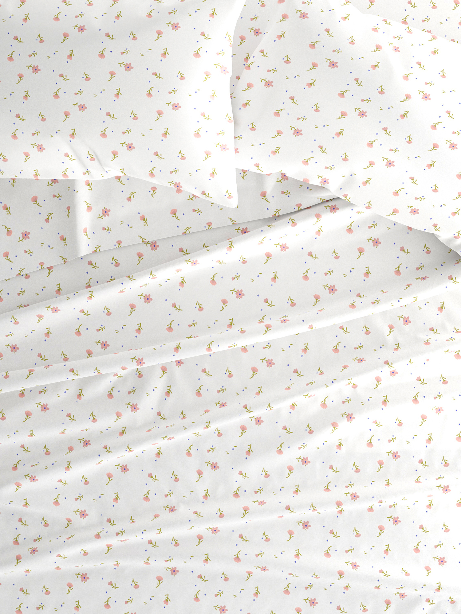 Comfort Canopy Farmhouse Floral Queen Sheet Set, Pink photo 7