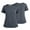 Gray, variant on Resivox Scrubs for Women Plus Size Nursing Uniforms Petite V-Neck Scrub Shirts Scrub Tops Medical Scrubs Tall Scrubs Black L