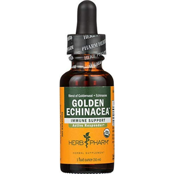 Herb Pharm Golden Echinacea Liquid Herbal Extract 1 fl oz Walmart