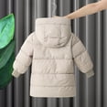thumbnail image 3 of BULLPIANO Kids Boys Girls Long Coat Hooded Warm Padded Jacket Toddler Baby Winter Puffer Snowsuit Outerwear 1-7Y, 3 of 11