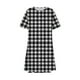 thumbnail image 5 of Vestido de Manga Corta para las Mujeres Casual Impreso Cuello Redondo, Vestido de las Señoras para la Primavera Y el Verano de Uso Diario, 5 of 9