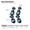 thumbnail image 2 of Fotbe Swan Calcetas Largas con Estampado para Hombre y Mujer – Calcetas de Compresión Transpirables y Elásticas, Viajar y Uso Diario Talla 5-11, 2 of 6