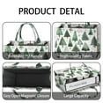 thumbnail image 4 of Large Capacity Tote Bag,White Christmas Tree Pattern Handbag Fashion Luxury Tote Bag,15.7"x13"x 5.1" Inches,Laptop Compatible, 4 of 6